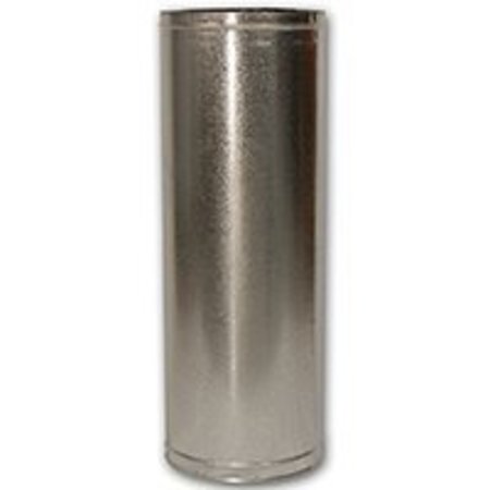 COMFORT FLAME Comfort Flame 36-8DM Chimney Pipe, 8 in ID, 36 in L, Galvanized Steel 36-8DM